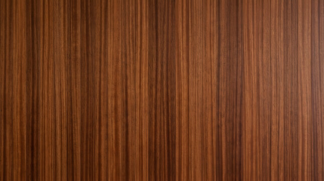 Rich Walnut Wood Grain Texture, Seamless Brown Timber Surface, Natural Wood Panel Background, Warm Interior Design Element