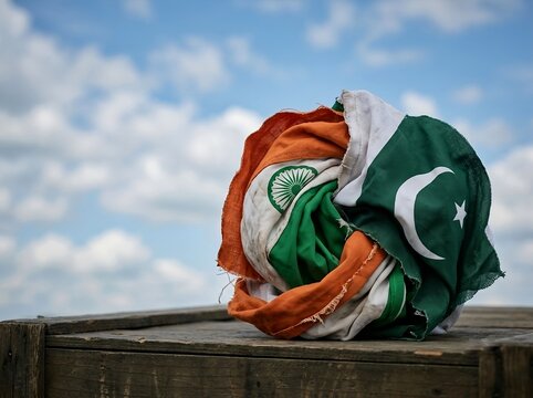 Intense Geopolitical Conflict and Rivalry of India and Pakistan. For international conflict, political rivalry, geopolitical tension, potential war, nationalism, and diplomatic crisis