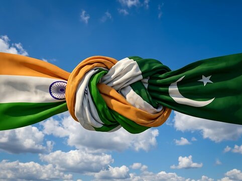 Intense Geopolitical Conflict and Rivalry of India and Pakistan. For international conflict, political rivalry, geopolitical tension, potential war, nationalism, and diplomatic crisis