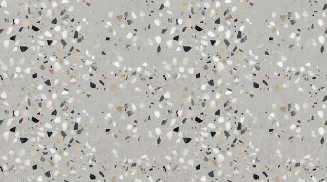 Seamless terrazzo floor pattern background with marble stone concrete and polished smooth textured surface for interior exterior decoration and textured print on tile Terrazzo floor seamless pattern