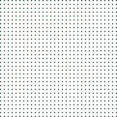 Forest green polka dot pattern on a white background, uniform grid of small circular shapes in a square format © CaptaiN