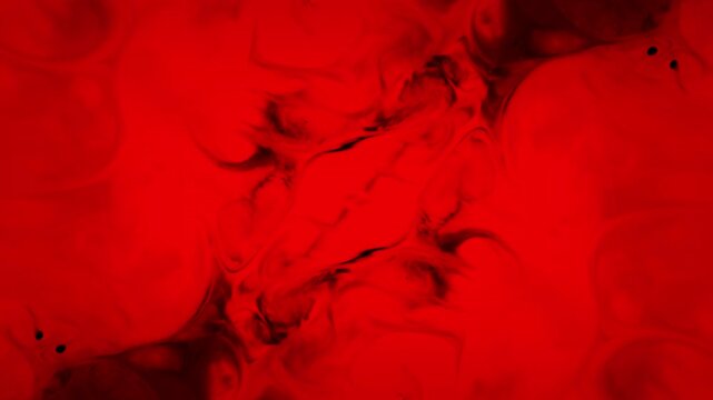 red cosmic acid psychedelic abstract background ink swirl wave morphing Intro overlay vj vfx template mist flow