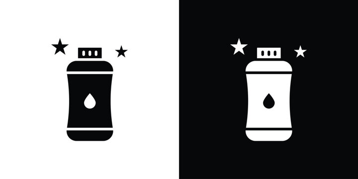 Baby powder icon outline elements series