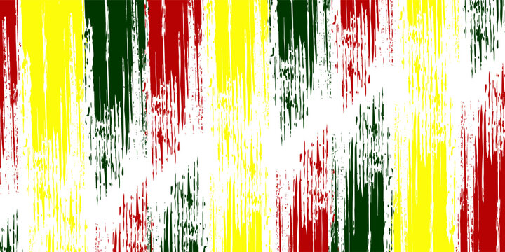 Modern and spectacular reggae music background image design with green, yellow and red colors. eps 10