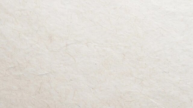 High resolution close-up of handmade mulberry paper with visible organic fibers and a natural cream white texture. Ideal for artistic design projects, stationery mockups, scrapbooking