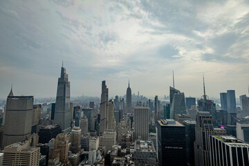 Naklejka premium Manhattan seen from top of the rock 3