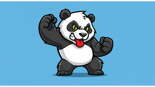 panda bear cartoon