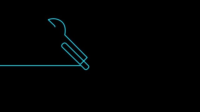 Maintenance icon animation on a white background