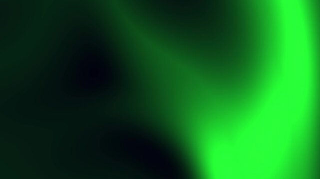 light leak green footage featuring gradient deep green on black backgroud. 