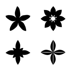 Obraz premium urng up, leafes svg, silhouette leafes, icon