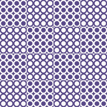 Seamless line pattern in white, purple - modern line art gradient geometric background for wallpaper, textile and wrapping paper design