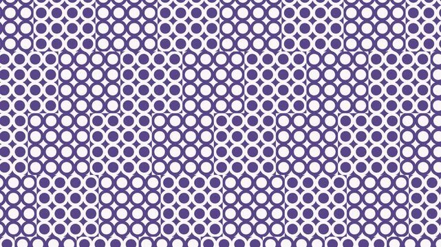 Seamless line pattern loop in white, purple - creative animated 4K motion background for video editing, social media and presentation