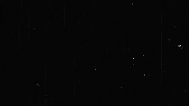 dust and grain on old damaged filmstrip surface, Vintage Film Grain Overlay with Retro Dust and Scratches for Cinematic Analog Tape Effect 4k video