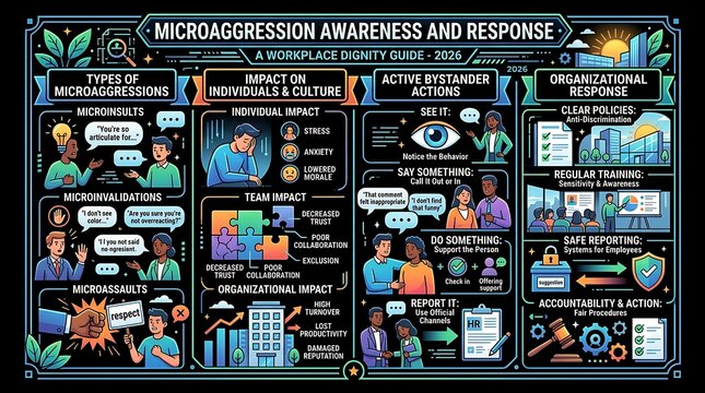 Workplace dignity guide for microaggression awareness and response