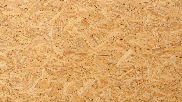 Natural OSB Wood Panel Texture Background
