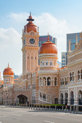 Fototapeta premium The Sultan Abdul Samad Building in Kuala Lumpur, Malaysia