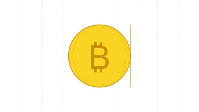 dollar icon pound sterling euro and coin bit coin floating animation icon green screen alpha icon euro icon dollar , bitcoin , pound