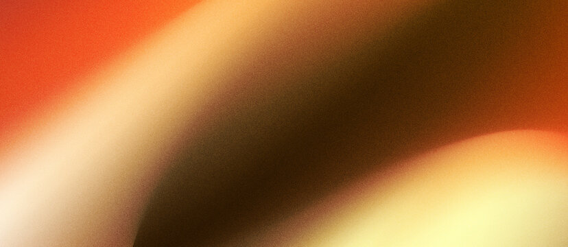 gradient white, orange and yellow color with grainy texture and noise background golden luxury