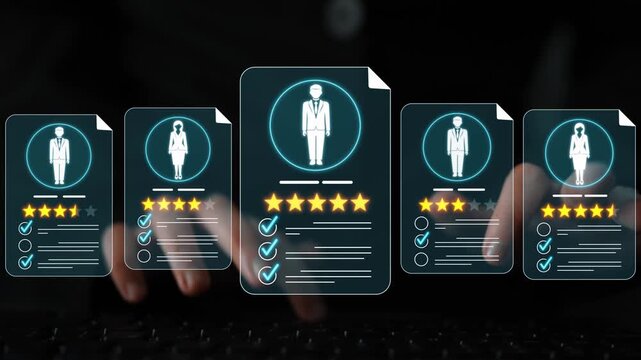 Digital Evaluation of Candidate Profiles with Ratings and Feedback in a Modern Recruitment Process Sigmoid