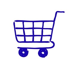 shopping cart isolated on white background  © Imran Hossain