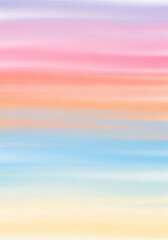 Fototapeta premium Soft Pastel Hues Merge: A Dreamy Watercolor Wash
