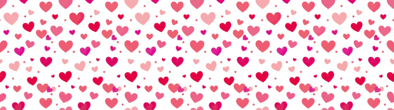 Seamless Heart Pattern Background