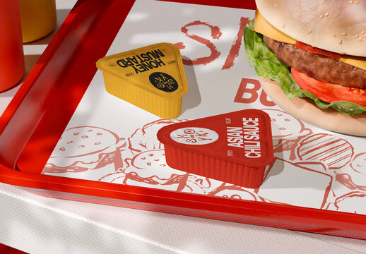 Sauce Packaging Mockup