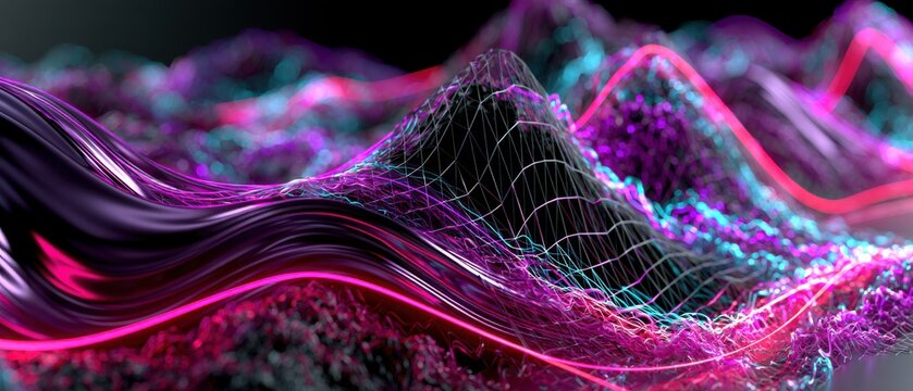 Chrome Waves in a Mountain Grid