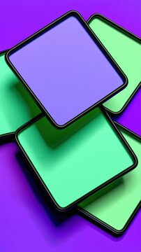 Mobile App Splash Screen Template Design