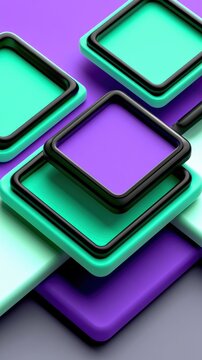 Geometric Mobile App Splash Design