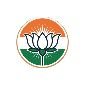 Bharatiya janata party bjp lotus symbol logo