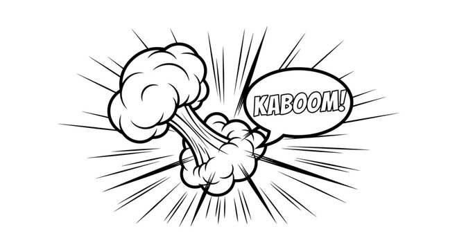 comic explosion kaboom