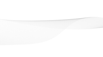 Fototapeta premium Innovation wave line background with smooth shape and black white color. Beautiful waving line in white background color stock illustration