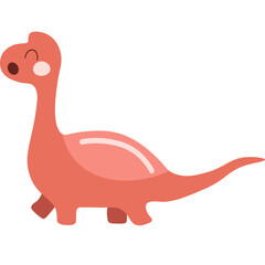 Fototapeta premium Cute dinosaur illustration