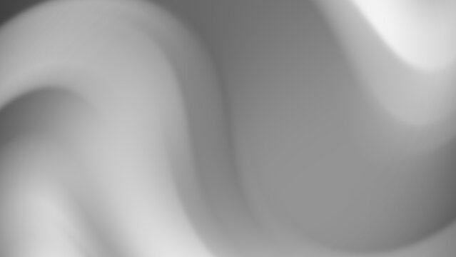 A smooth and elegant abstract gradient background featuring blurred gray and white waves moving in a slow, fluid motion.