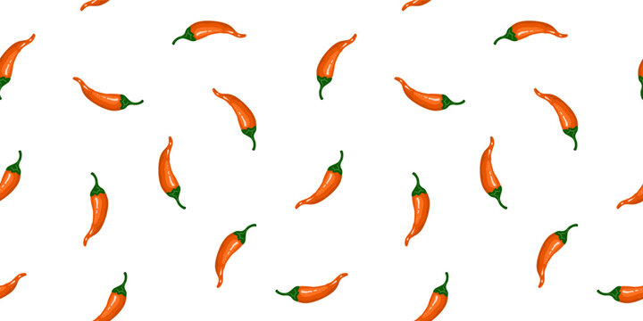 chili pattern Background. pepper pattern background. chili flat illustration pattern background. hot chili pattern background.	