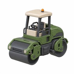Fototapeta premium Road roller 3D icon
