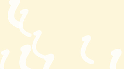 Abstract cream background with flowing white brush strokes and curves. © Lucky