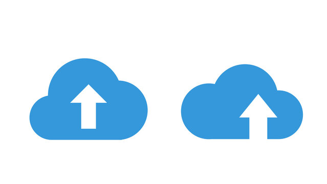 Minimal upload icon isolated on transparent background. Modern PNG symbol for file upload, cloud storage, apps, websites, UI, buttons and graphic design projects.