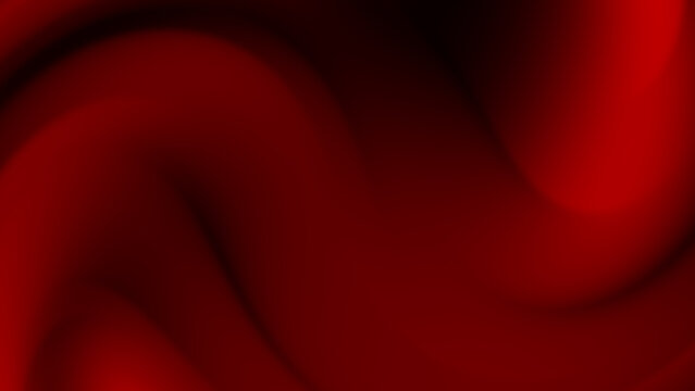 Smooth flowing animation of dark red and black waves gardient with a luxurious velvet-like texture for cinematic backgrounds and elegant presentations.