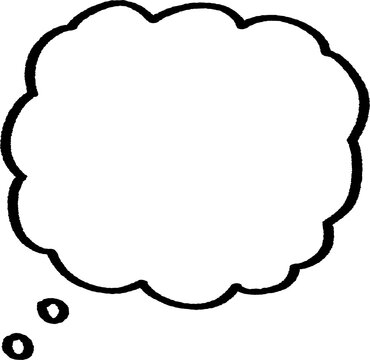 thinking speech bubble