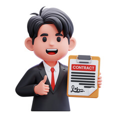 business man contract