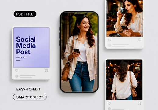 Instagram Social Media Post Mockup