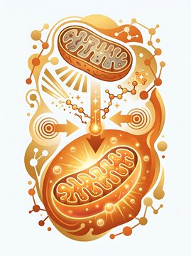 Mitochondria organelle providing cellular energy and atp production