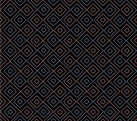 Fototapeta premium A seamless geometric pattern consisting of concentric square outlines arranged in a grid. The soft gradient effect on the lines gives the design a modern tech-inspired aesthetic suitable.
