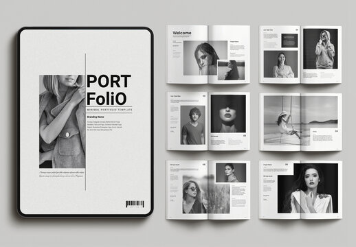Minimalist Portfolio Brochure Layout