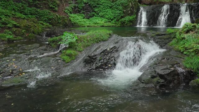 滝の映像とその音声（環境音あり）