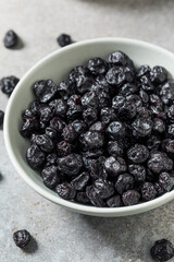 Organic Raw Dry Blue Blueberries © Brent Hofacker