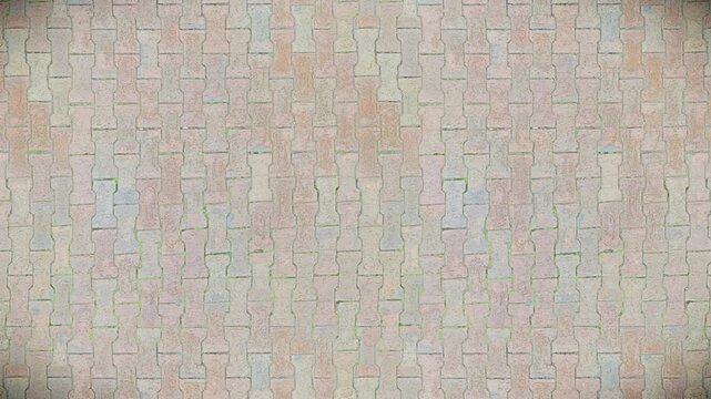 Muted Pavingstone Pattern Creates Seamless Loop Background Texture