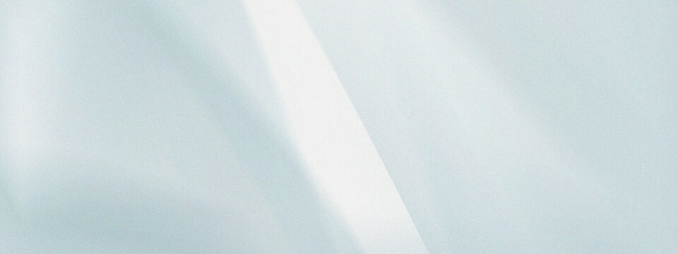 White Minimal Background Design with Soft Geometric Shapes, Ideal for Poster, Web Template, Banner. with Film Grain.